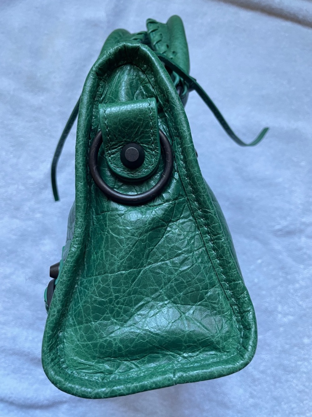 BEAUTIFUL BALENCIAGA LE CITY MINI BAG IN EMERALD GREEN PERFECT CONDITION! - Picture 5 of 15